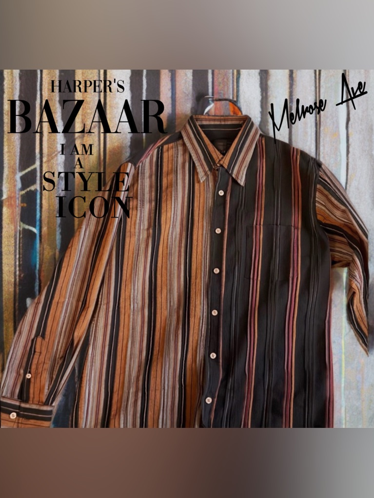 “Rare” - Men's Sq Wear Long Sleeve #Melroseave Stylish (Fits Like Size Medium)